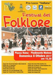 Locandina festival del Folklore Piedimonte Matese