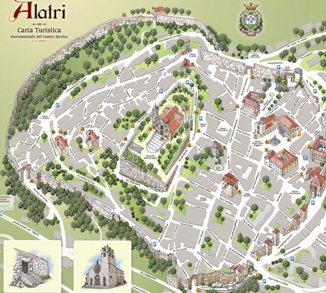 I personaggi storici di Alatri - Mappa di Alatri