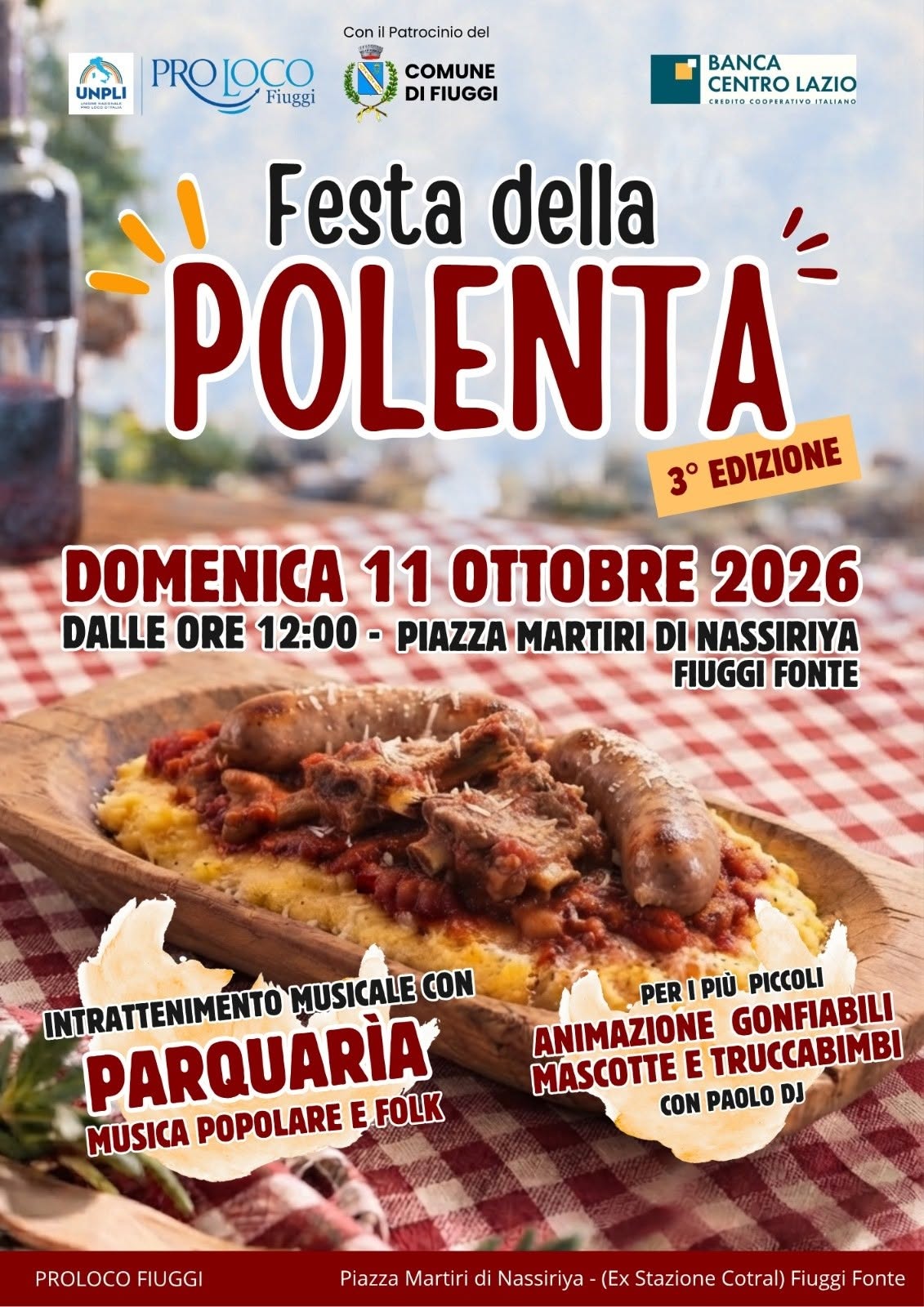 Festa della polenta Fiuggi 2026